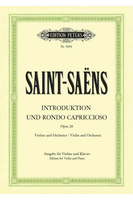 Saint Saens Introduction and Rondo Capriccioso for Violin (Peters)