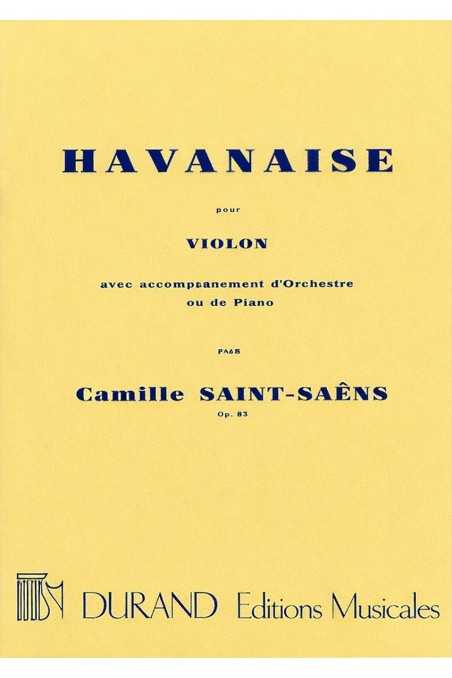 Saint Saens Havanaise (Durand Edition Musicales)