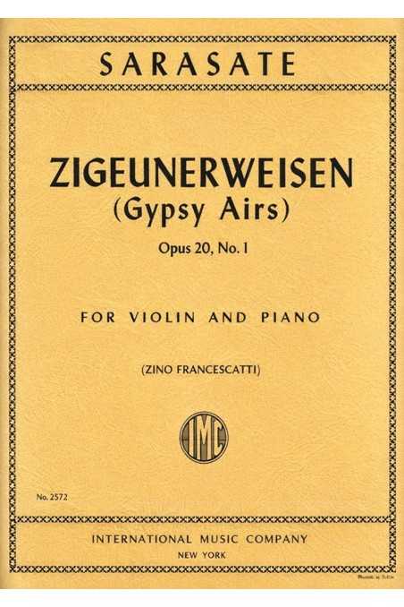 Sarasate Zigeunerweisen- Gypsy Airs- Op 20 No1 for Violin (IMC)