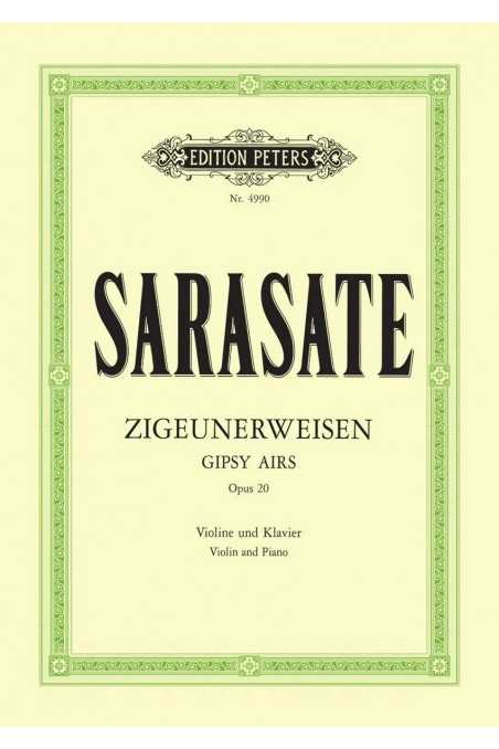 Sarasate Zigeunerweisen- Gypsy Airs- Op 20 No1 for Violin (Peters)