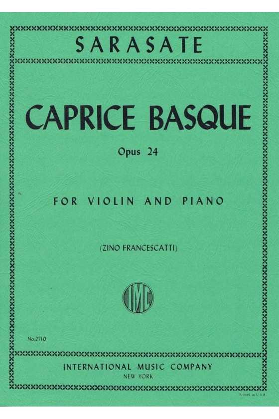 Sarasate, Caprice Basque...