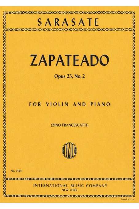 Zapateado Opus 23 No 2 for violin and piano Sarasate (IMC)