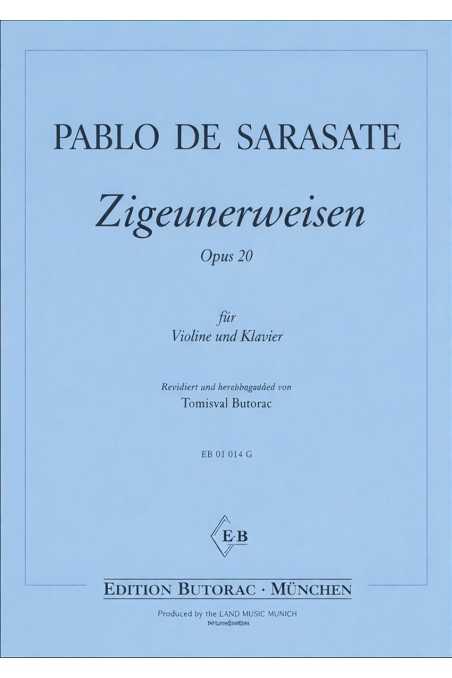 Sarasate, Zigeunerweisen Op 20 for Violin and Piano (Butorac)