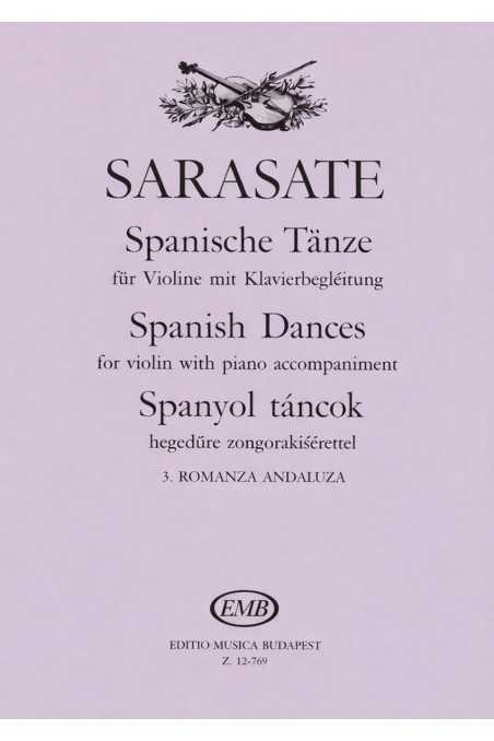 Sarasate, Spanish Dances, Romanza Andaluza, Op.22 No.1, for violin and piano (EMB)