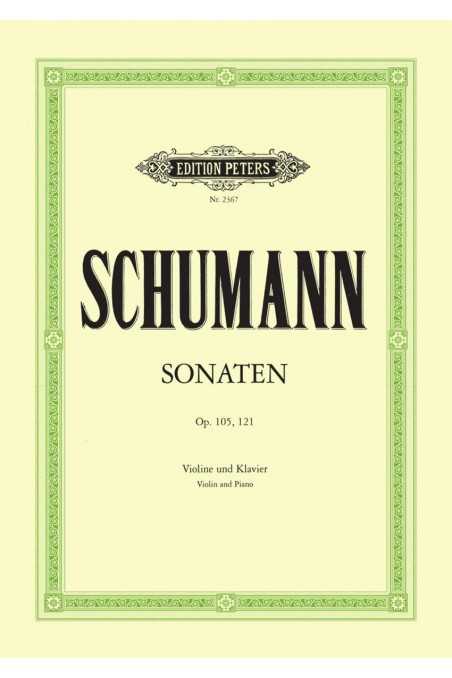 Schumann Violin Sonatas Op. 105 and Op. 121 (Peters)