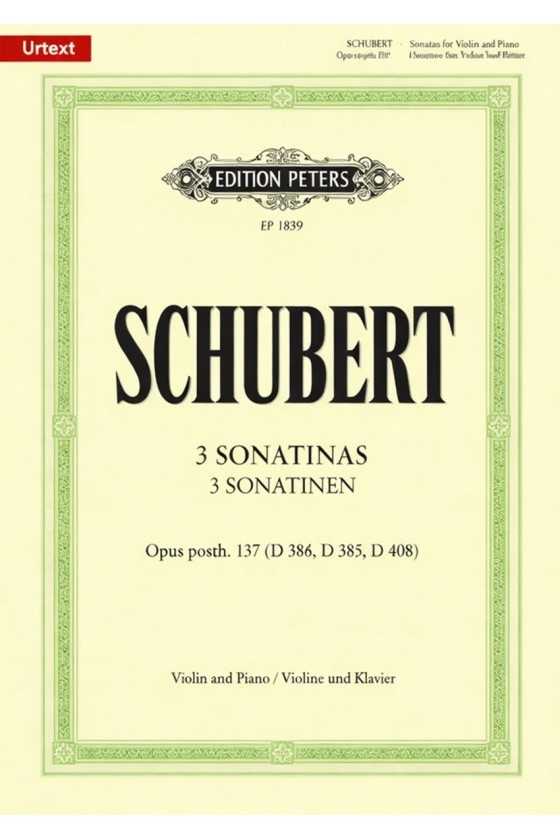 Schubert 3 Sonatinas -...