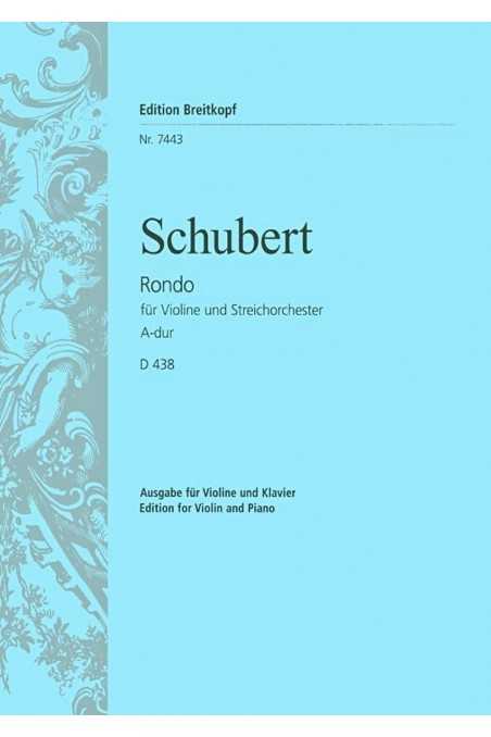 Schubert Rondo in A major for violin and piano (Breitkopf & Härtel)