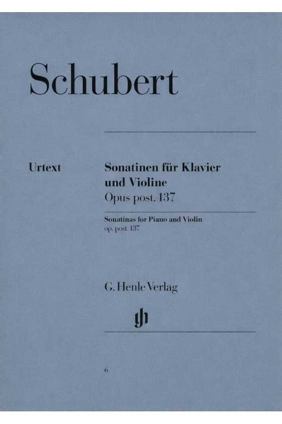 Schubert, Sonatinas for...
