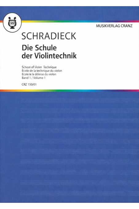Schradieck, School of Violin Technique Book 1 (Cranz)