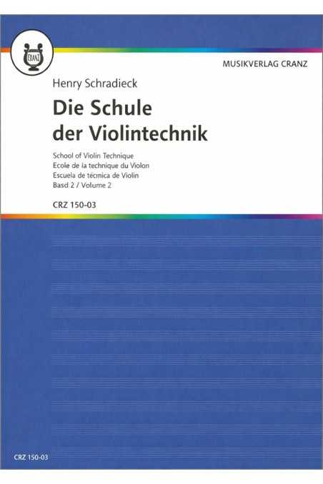 Schradieck, School of Violin Technique Book 3 (Cranz)