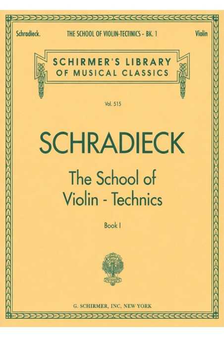 Schradieck School of Violin Techniques Bk 1 (Schirmer)