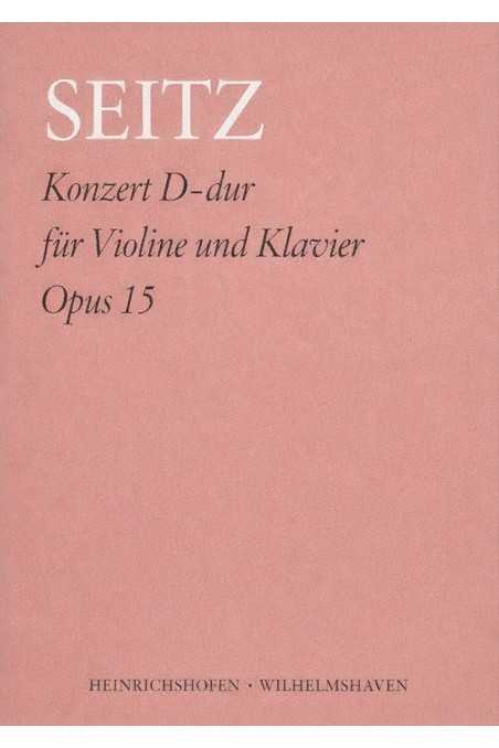 Seitz Concerto In D Op 15 For Violin (Fischer)