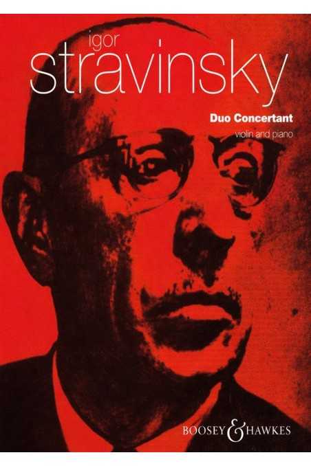 Stravinsky Duo Concertant For Violin And Piano (Boosey & Hawkes)