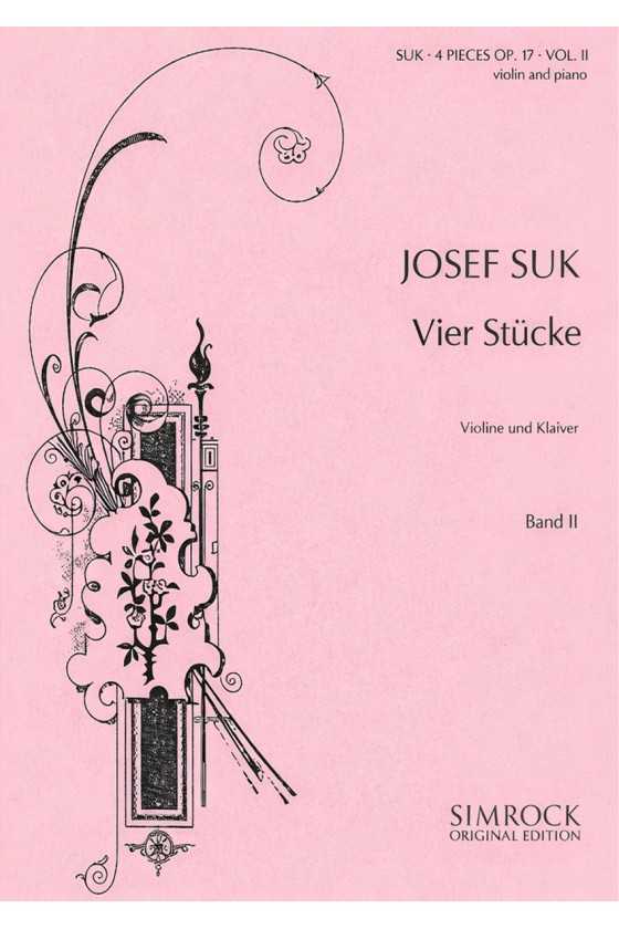 Suk, 4 Stucke For Violin...