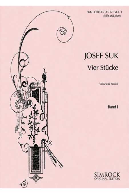 Suk, 4 Pieces Op17 Book 1 No1 & 2 (Simrock)