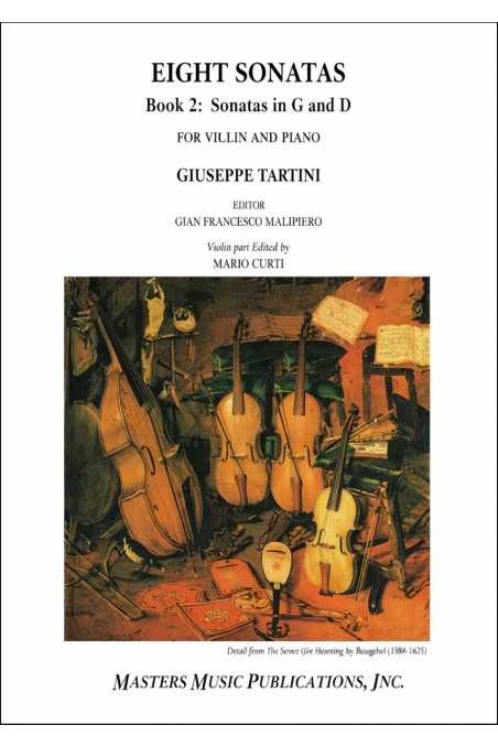 Tartini 8 Sonatas For Violin (Masters Music)