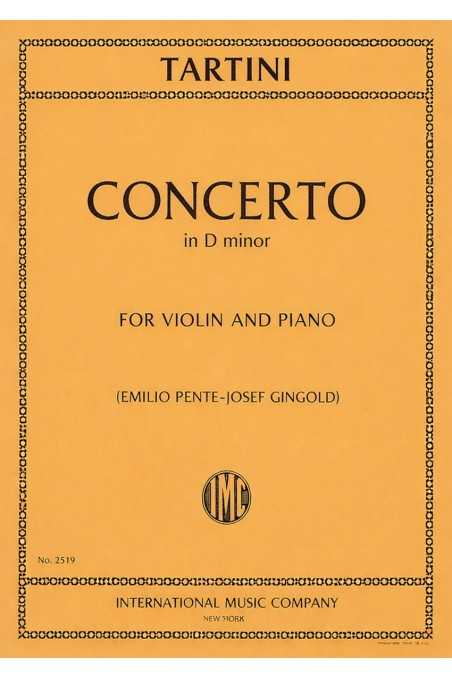 Tartini Concerto In D Min With Cadenza For Violin (IMC)
