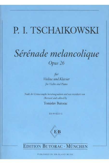 Tchaikovsky Serenade Melancholique Op. 26 For Violin (Butorac)