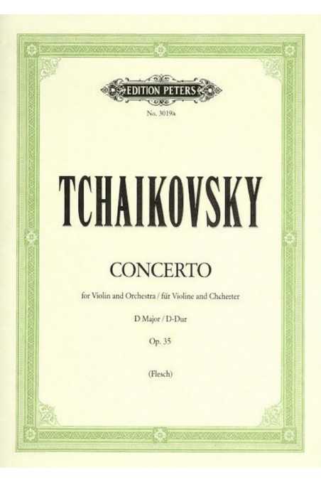 Tchaikovsky Violin Concerto in D Op. 35, edited by Carl Flesh (Peters)