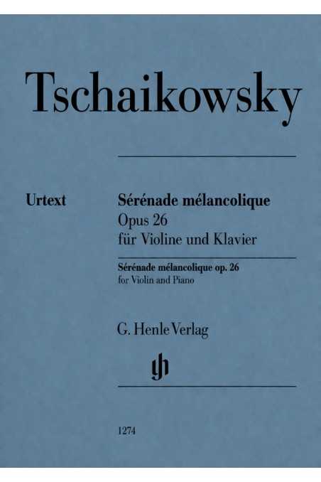 Tschaikowsky Sérénade Mélancolique Op. 26 for Violin (Henle)