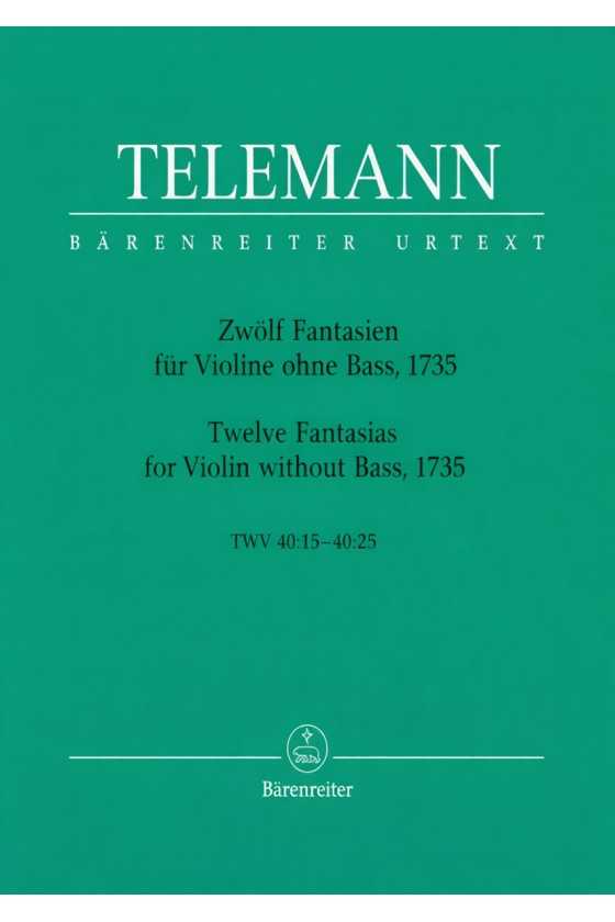 Telemann, Twelve Fantasia...