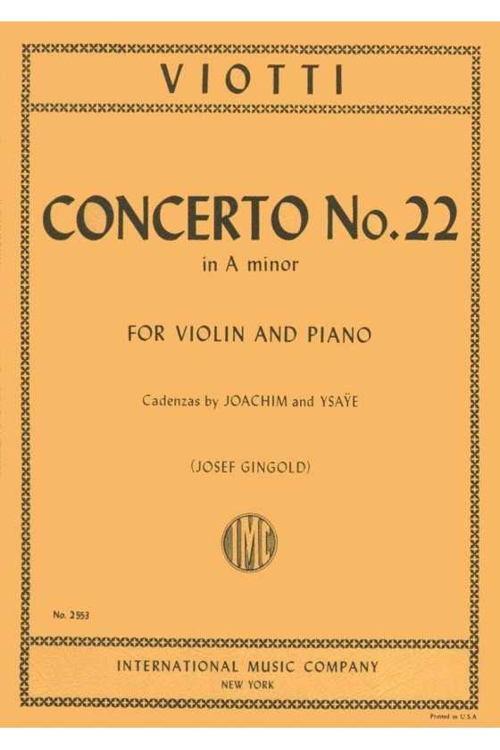 Viotti Concerto No. 22 In A...
