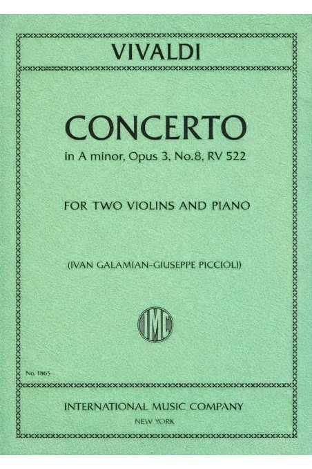 Vivaldi Concerto In A Minor Op. 3 No. 8 For 2 Violins (IMC)