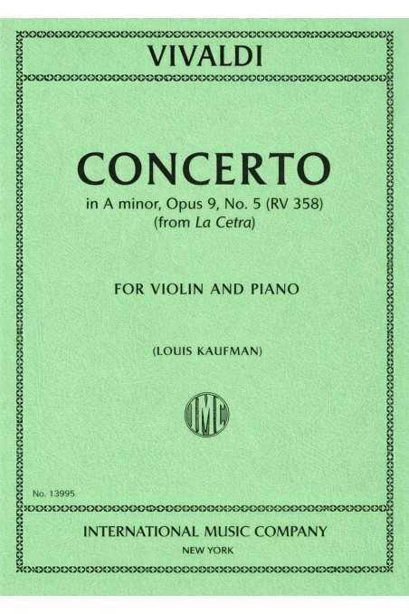 Vivaldi Concerto In A Minor Op. 9 No. 5 RV 358 For Violin (IMC)