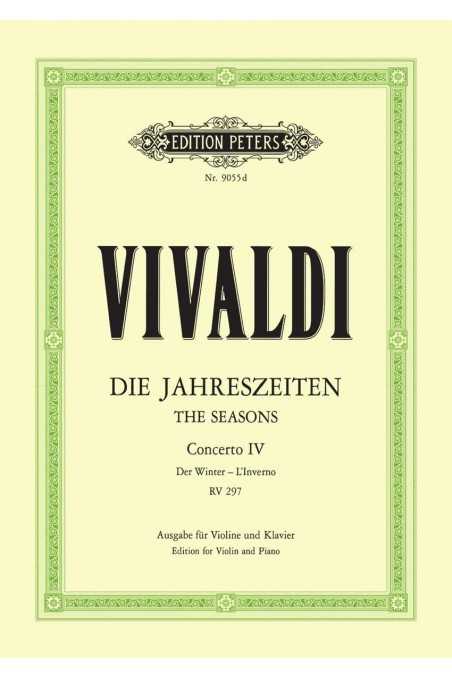 Vivaldi, Winter F Minor from The Four Seasons For Violin (Peters)