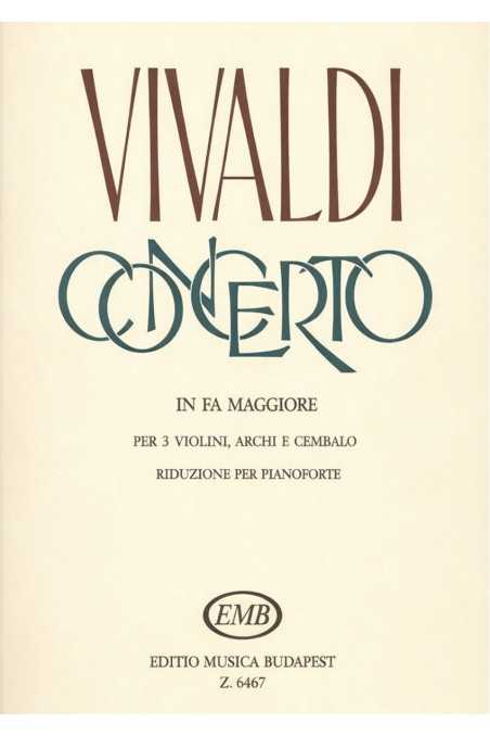 Vivaldi Concerto In F Major For Three Violins (EMB)