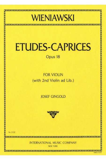 Wieniawski 2 Caprices For Violin (IMC)