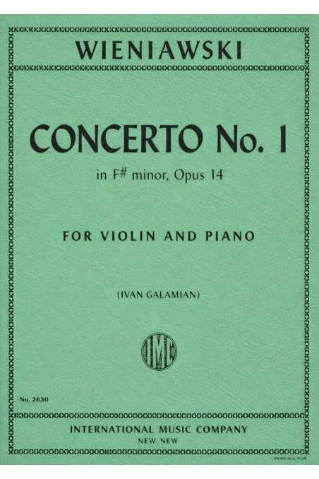 Wieniawski Concerto No. 1 In F (Hash) Minor For Violin (IMC)