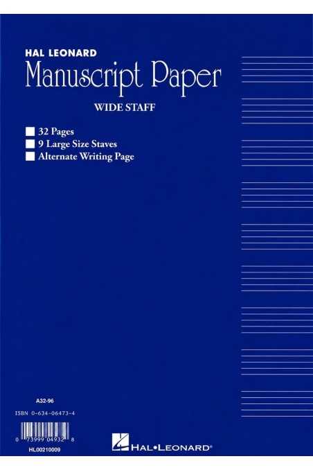 Manuscript Paper - Split Writing And Stave