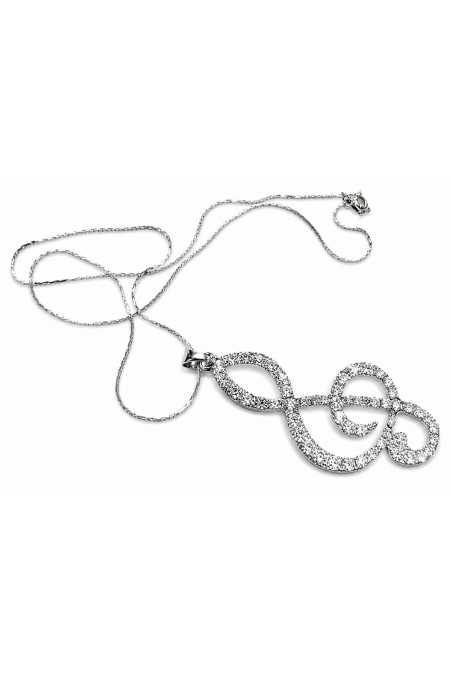 Animato Treble Clef Pendant Necklace