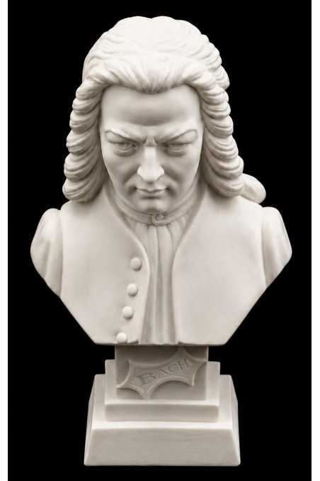 Crushed Marble Bust 11cm - Bach