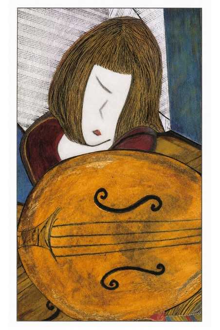 Music Theme Greeting Cards Package of Five 'Combination C'