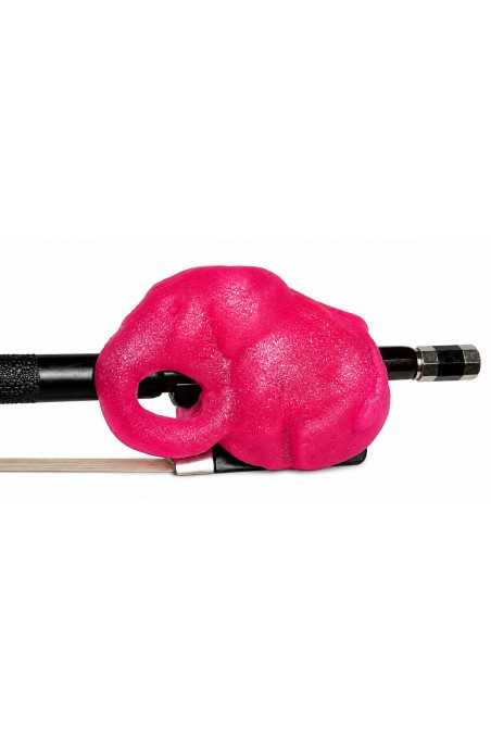 Bow Hold Buddy: Sparkly Pink CelloPhant, Made By Things 4 Strings