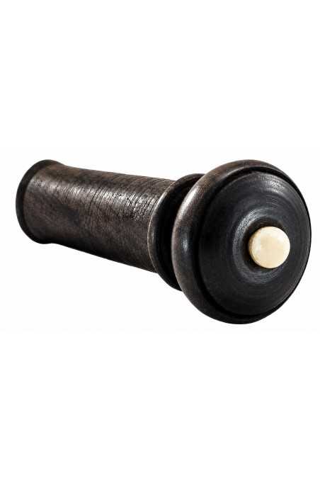 Violin Ebony Endpin- Hill Model With White Ball (Unfitted)