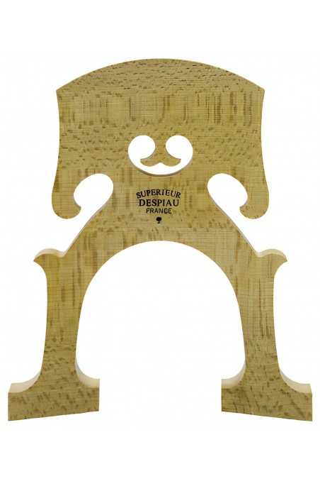 Despiau Cello Bridge- Belgian Style with 1 Tree (Uncut and Uncarved)