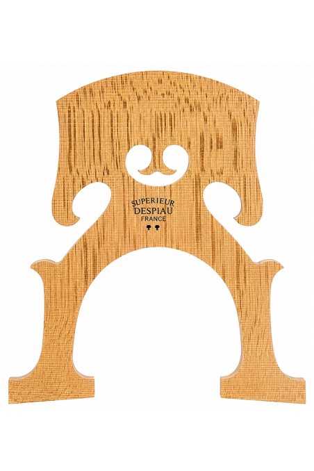 Despiau Cello Bridge Belgian Style -2 Trees (Uncut and Uncarved)