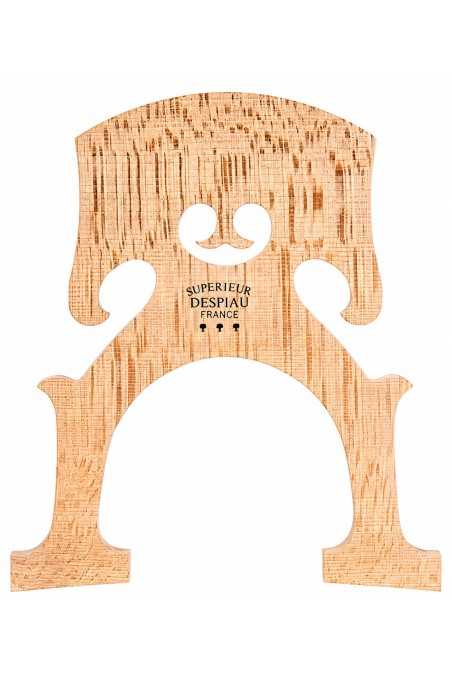 Despiau Cello Bridge Belgian Style- 3 Trees (Uncut and Uncarved)