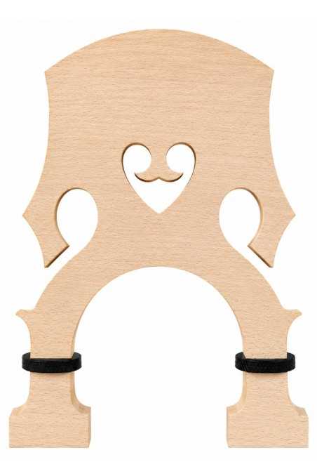 Double Bass Bridge With Wheels (Unfitted And Uncarved)