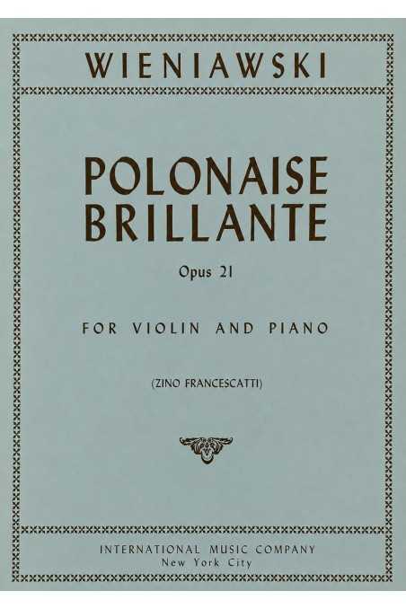 Wieniawski Polonaise Brillante Op. 21 For Violin (IMC)