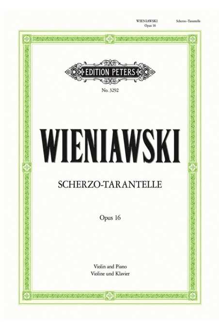 Wieniawski Scherzo Tarentelle Op. 16 For Violin (Peters)