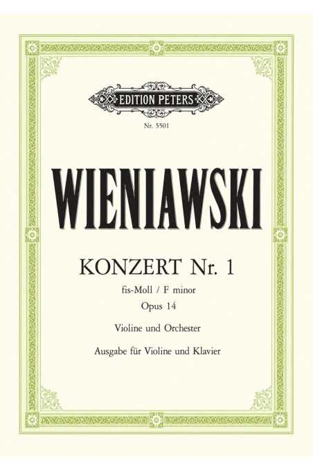 Wieniawski Violin Concerto No. 1 In F (Hash) Minor (Peters)