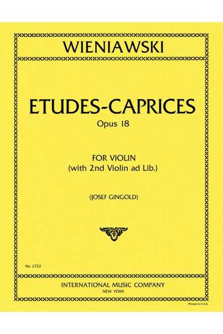 Wieniawski Etudes Caprices 6 Op18 violin with 2nd Violin (IMC)