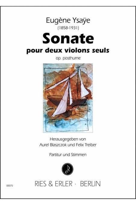 Ysaye Sonata For Two Solo Violins (Ries & Erler)