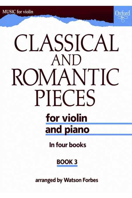Classical and Romantic Pieces for Violin Book 3 (Forbes)