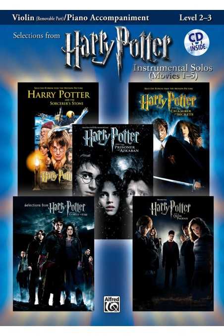 Selections from Harry Potter instrumental solos for violin (films 1-5)