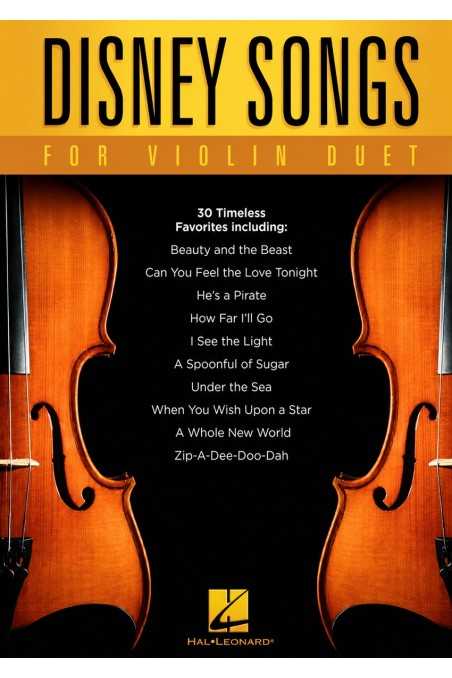 Disney Songs for Violin Duet
